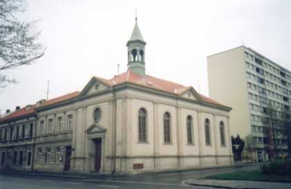 Evangelický chrám na výpadovce na Pardubice