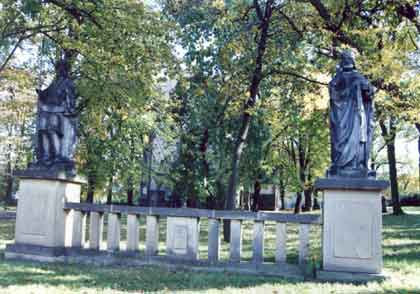 Statues of St. Vaclav and Vojtech
