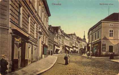 Široká ulice před rokem 1911