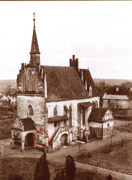 Kostel sv. Michala s vyznaenou pamtn deskou Zieglera